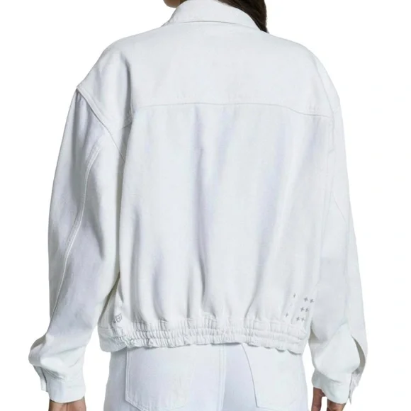 KSUBI | White Denim Jacket L - Picture 4 of 9